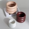 Nordic Wheel Ceramic Pot 16cm Pink