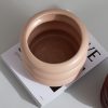 Nordic Wheel Ceramic Pot 16cm Pink - Image 2